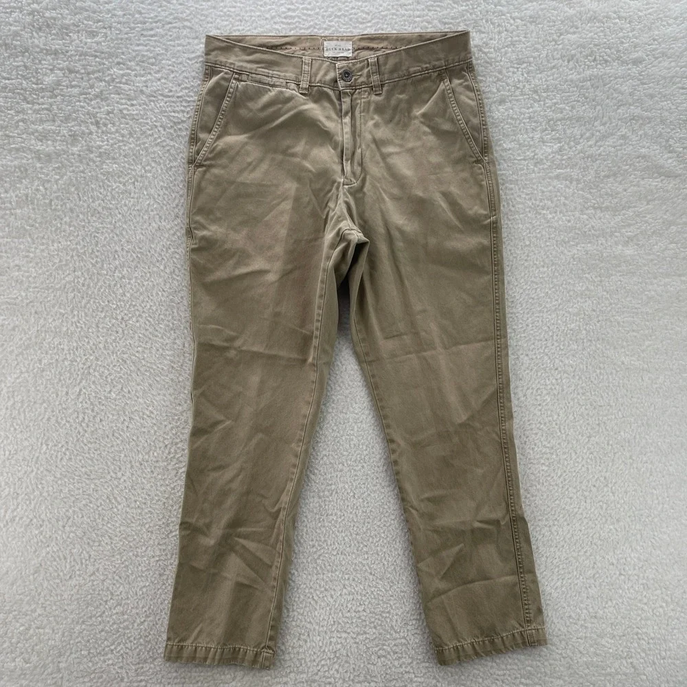 Duck Head O'Bryan Pant Mens 33x30 Beige Pima Cotton Chino Preppy Office Casual